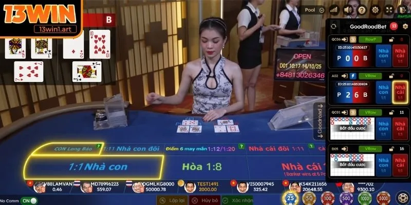 Thử sức Blockchain Baccarat