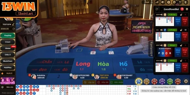 Hướng dẫn cách chơi Rồng Hổ online tại 13WIN