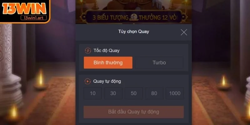 Cách vào 13WIN bắt đầu ván quay hũ Ganesha Vàng