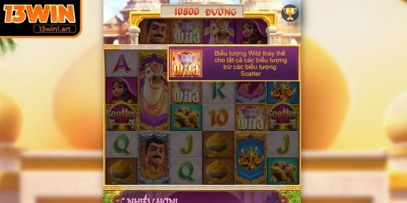 Scatter bàn tay thần linh tại Kho Báu Ganesha