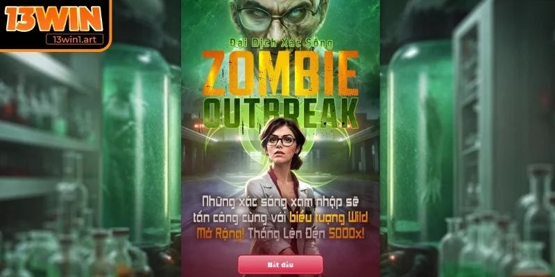 Tổng quan game nổ hũ Khủng Hoảng Xác Sống 13WIN