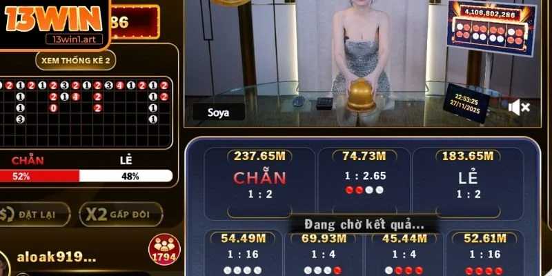 Dụng cụ và mục tiêu trò xóc đĩa online